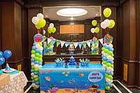 Underwater scene rectangle table cover